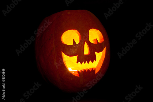 Smiling Halloween pumpkin