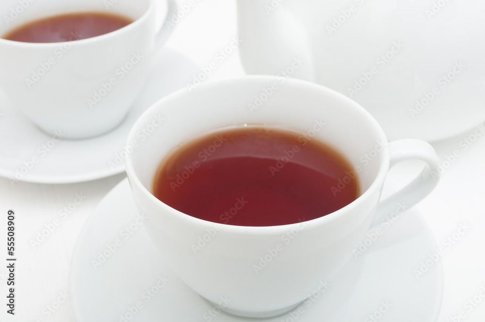 Cups of Tea and Teapot Cups of Tea and Teapot