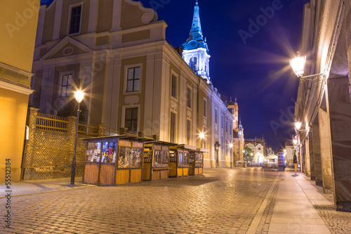 Torun old town at night, Poland