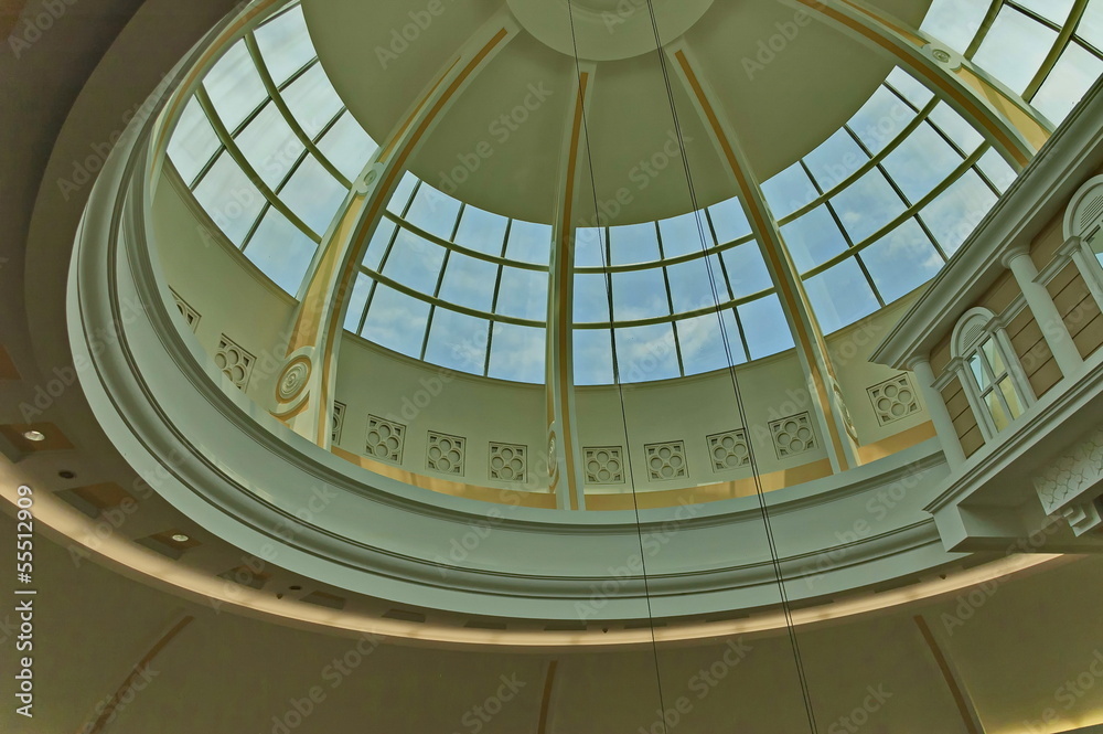 Fototapeta premium Beautiful dome at one of Johannesburg Hypermarket