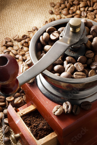 Coffee grinder.