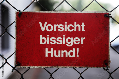 Bissiger Hund photo