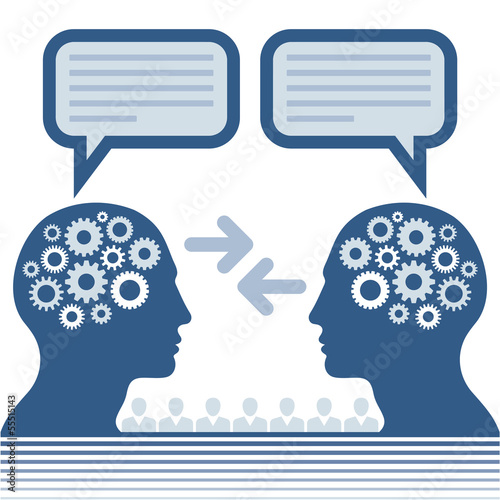 Infographic Concept with a Human Heads