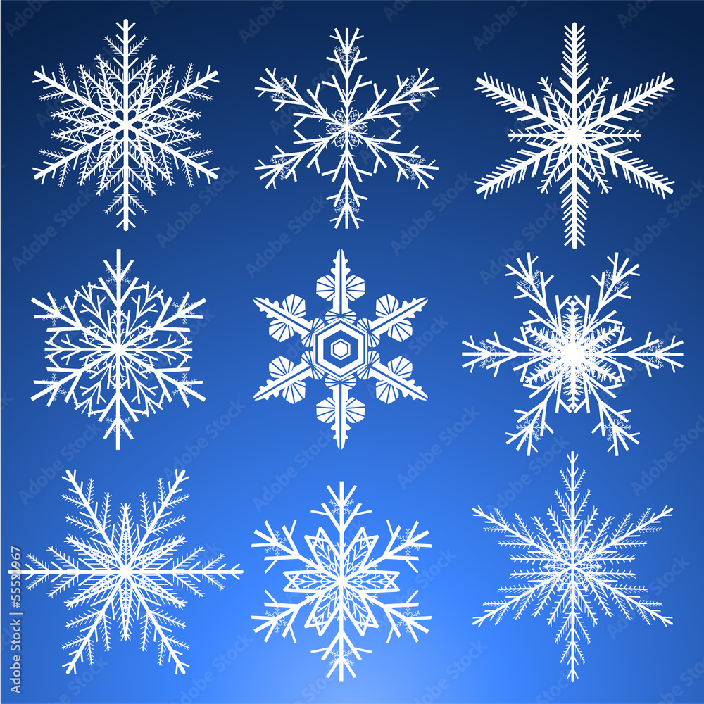 Snowflakes set Snowflakes set