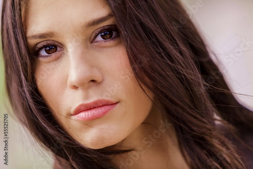Portrait of the young woman