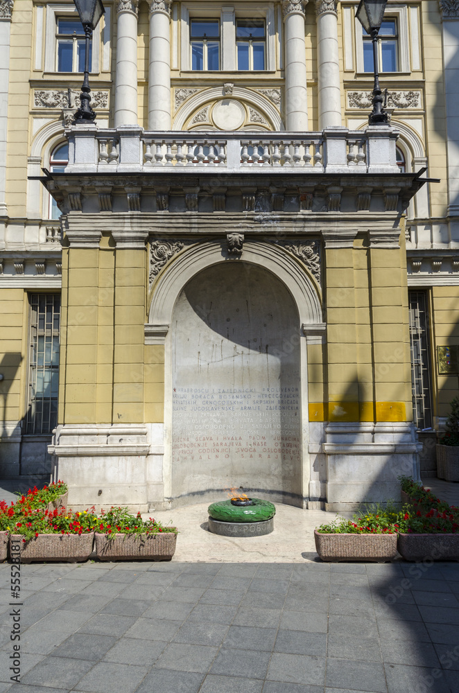 Obraz premium Eternal flame Sarajevo