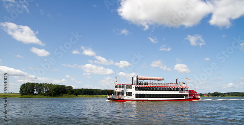 Schaufelraddampfer Princess auf der Schlei photo