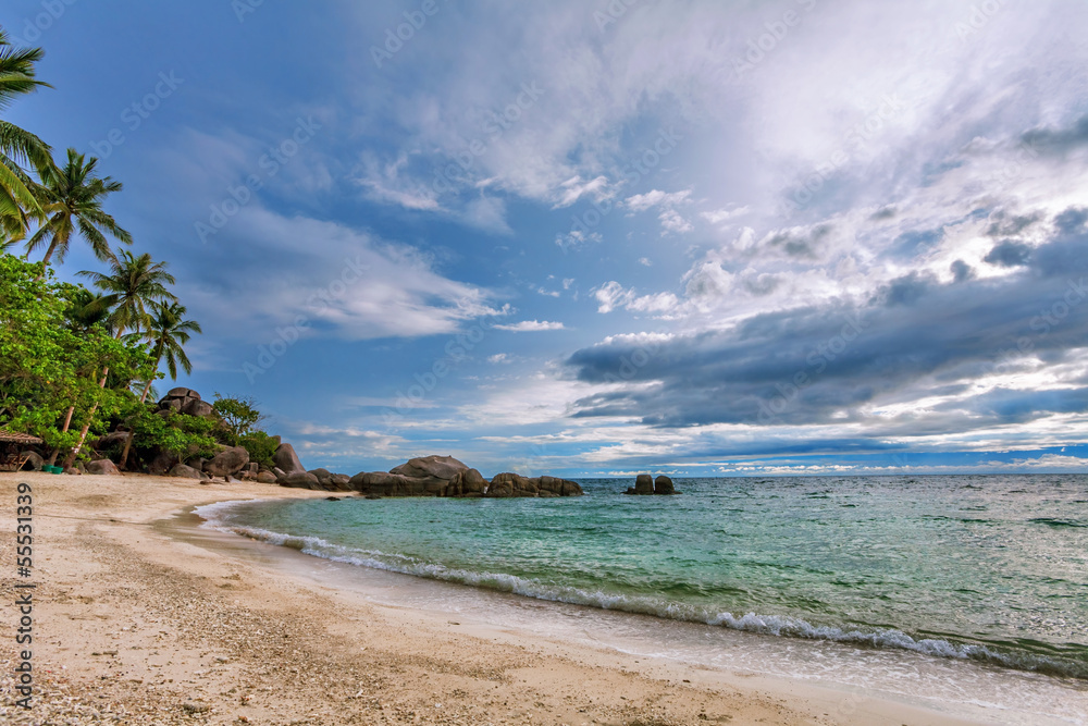 Obraz premium Exotic tropical beach.