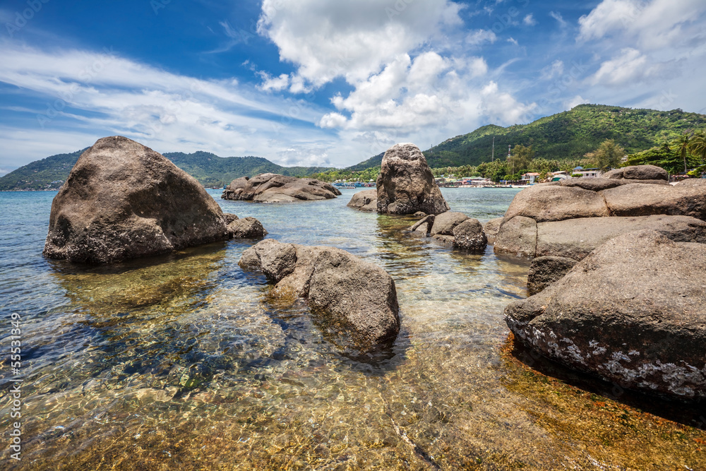 Exotic tropical beach.