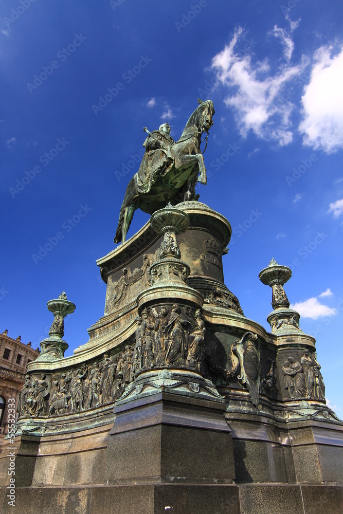 Dresden - Reiterstatue