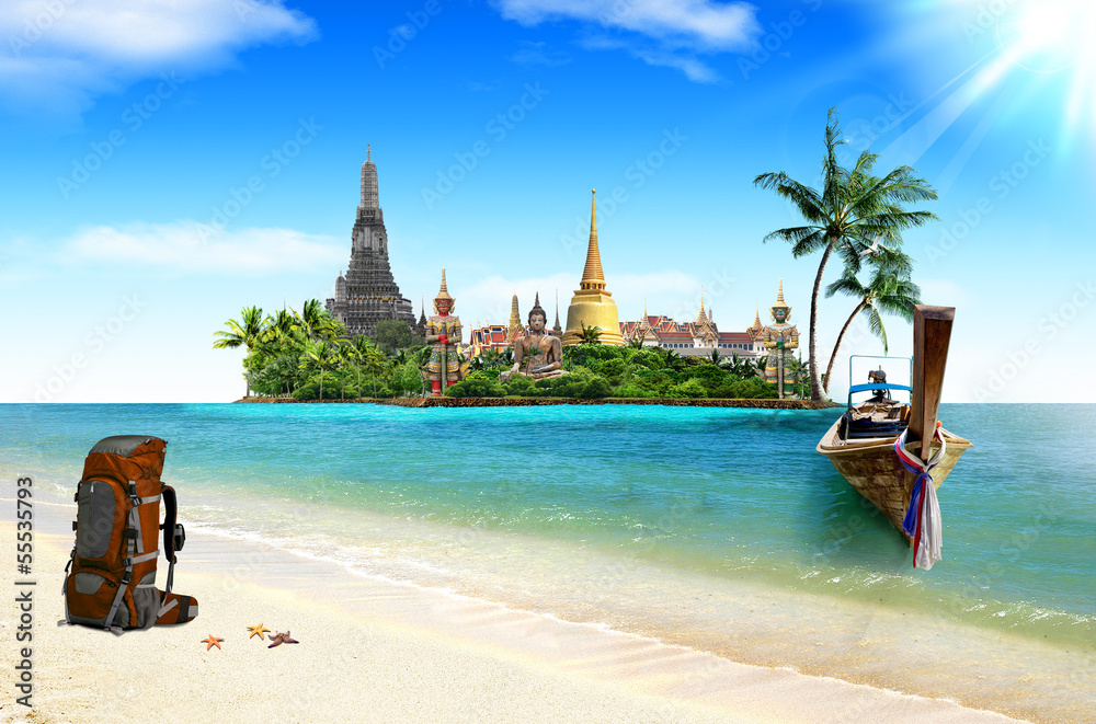 Fototapeta premium Thailand ocean landscape, concept