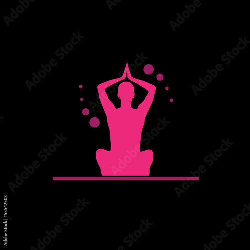 Vector Logo spa, yoga and relax