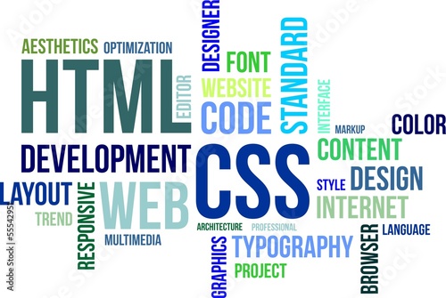 word cloud - html and css
