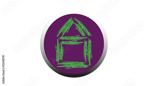 home button icon for websites and designers