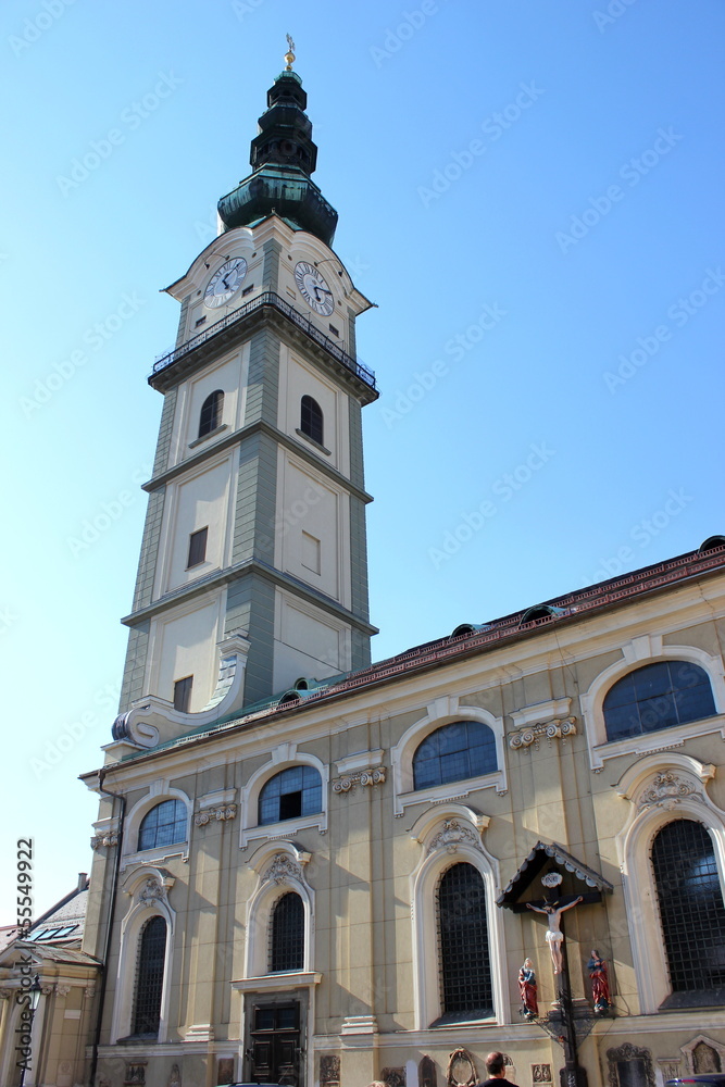 Die Stadthauptfarrkirche St. Egid in Klagenfurt, Kärnten