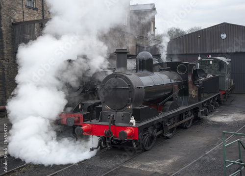 restored steam locomotives