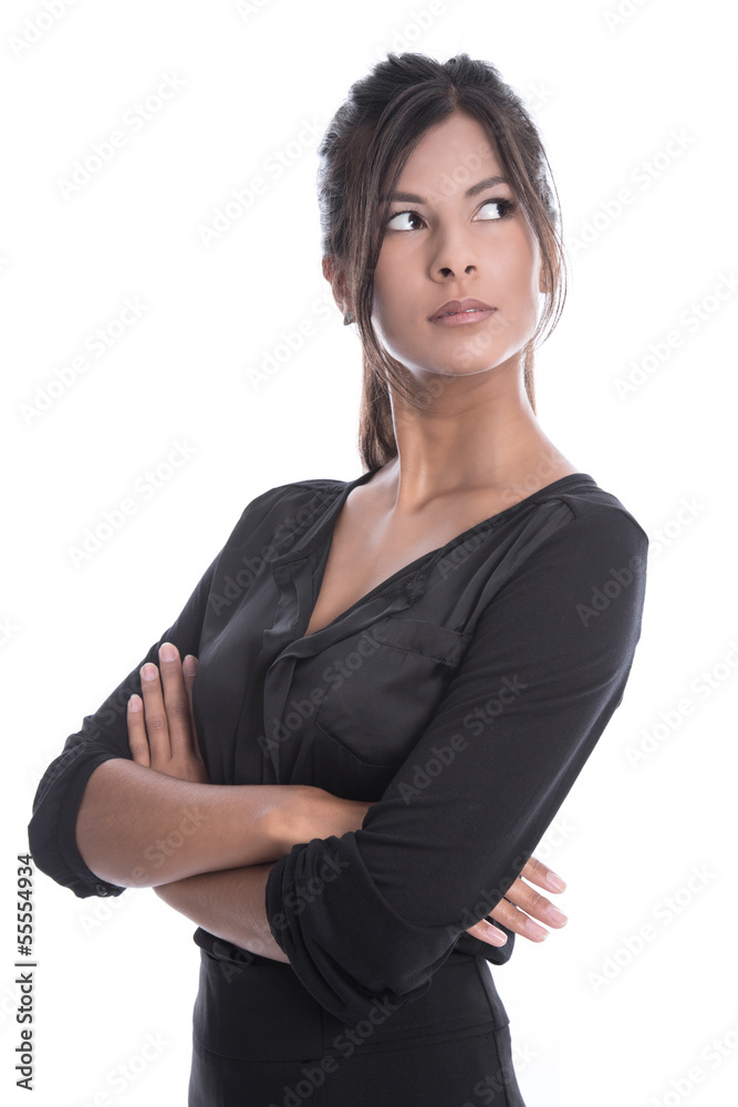 Business Woman - Attraktive junge Geschäftsfrau isoliert Business Woman - Attraktive junge Geschäftsfrau isoliert