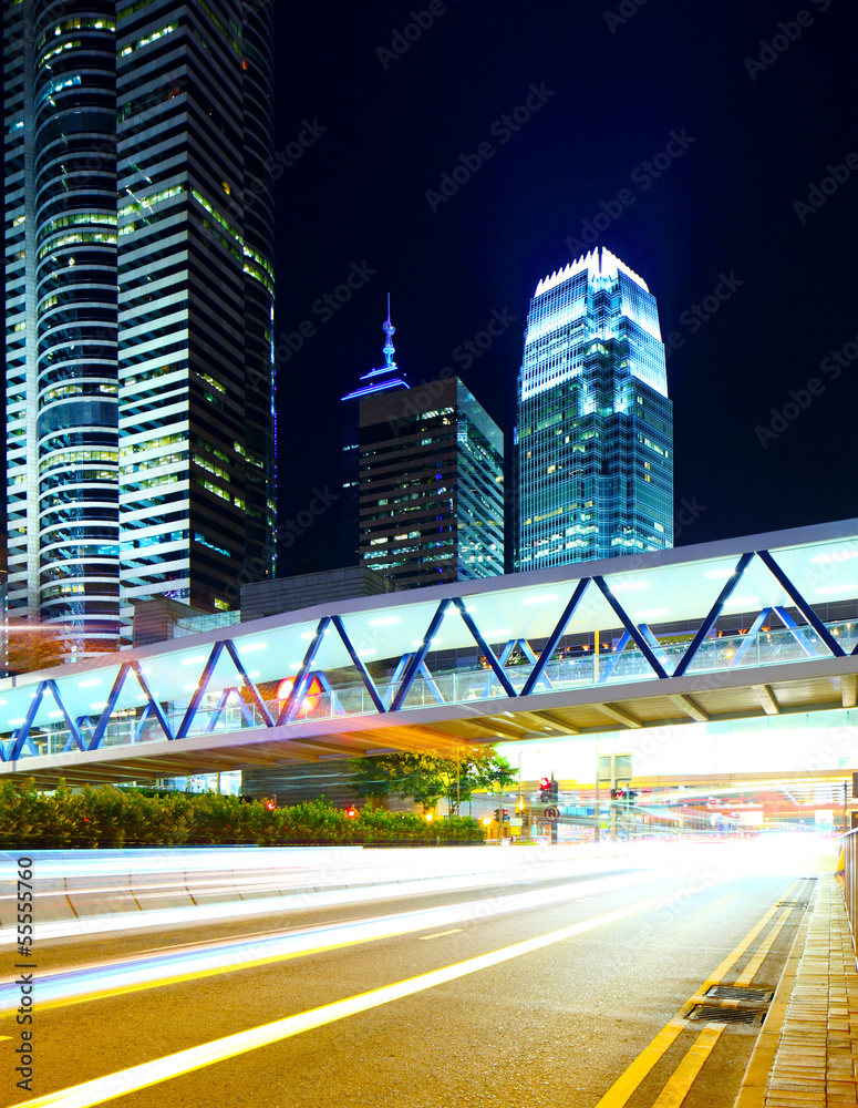 Fototapeta premium modern city at night