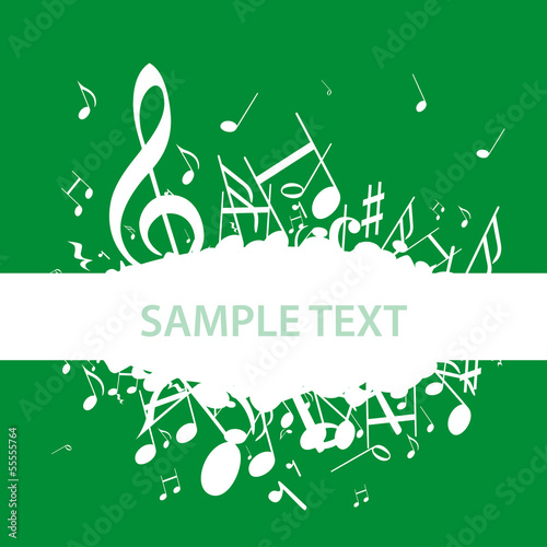 Hintergrund Musik Noten Notenschlüssel