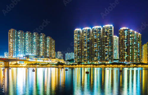 Hong Kong cityscape at night