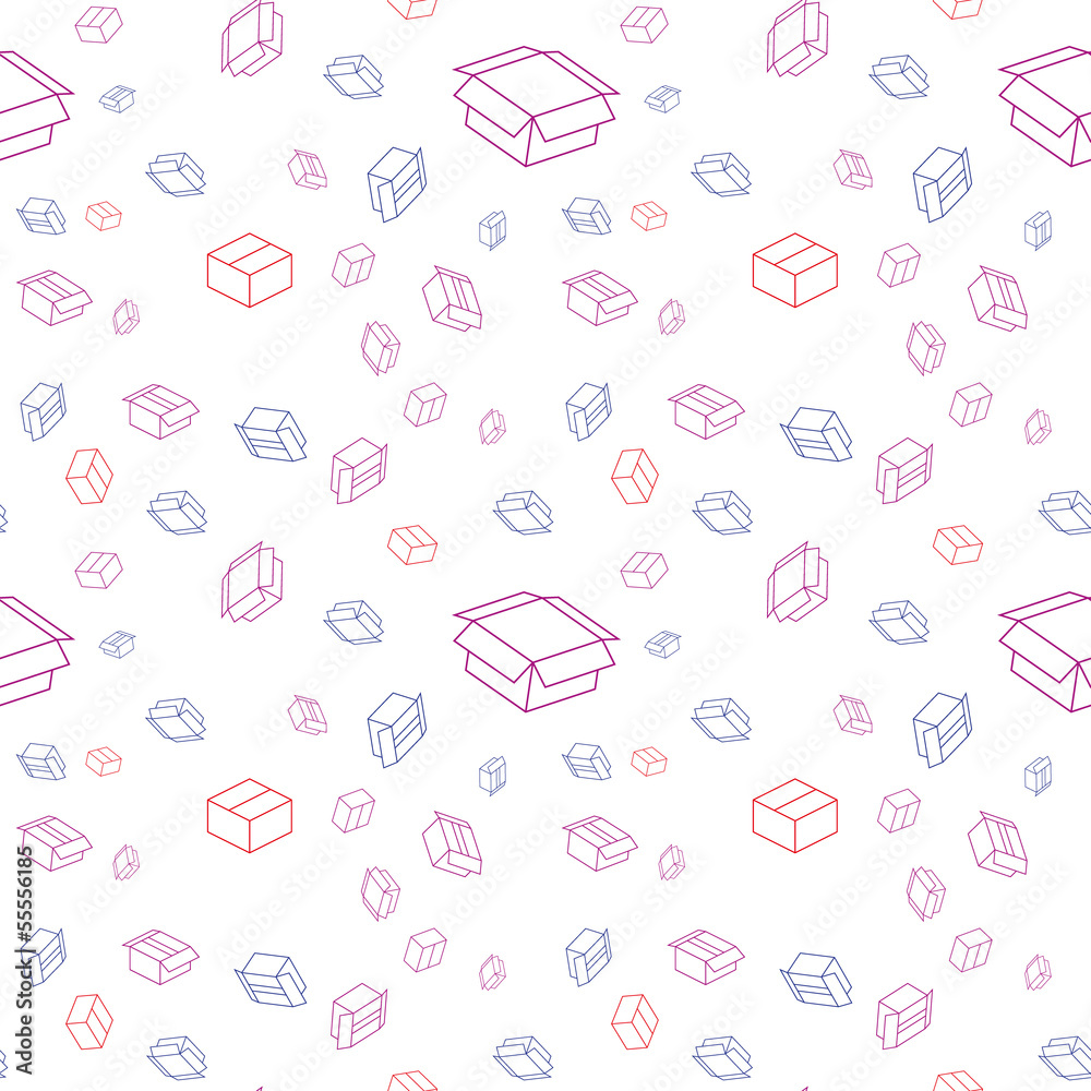The package seamless pattern The package seamless pattern