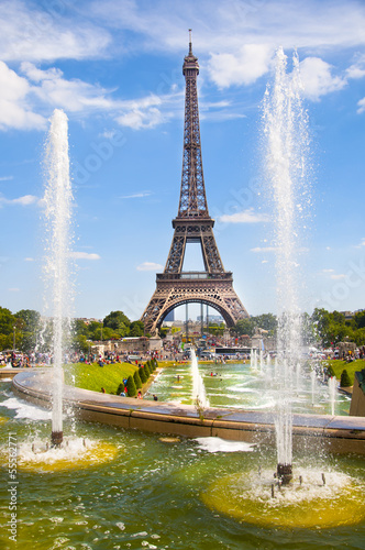 view of Tour Eiffel in Trocadero