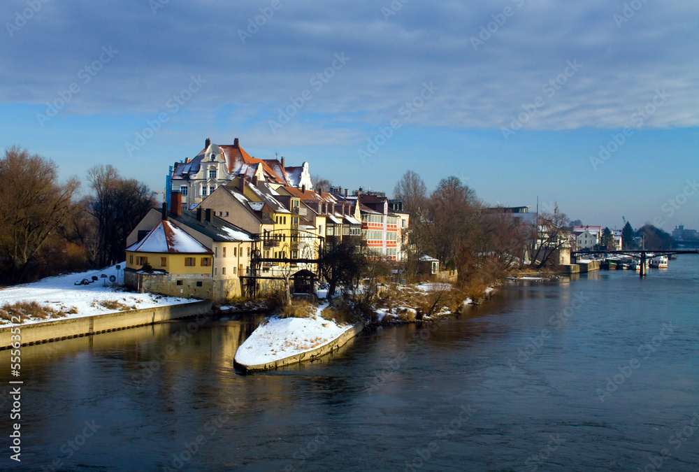 River Danube in Winter