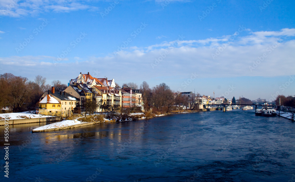 River Danube in Winter