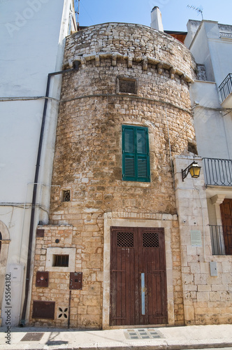 Fortified tower. Conversano. Puglia. Italy.