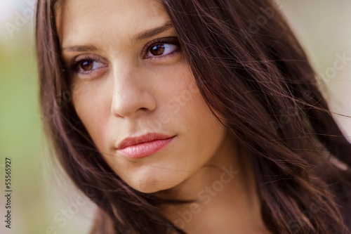 Portrait of the young woman