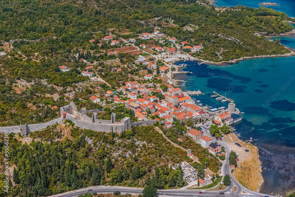 Naklejka premium Mali Ston, Dubrovnik archipelago