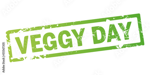 grüner stempel Veggy day