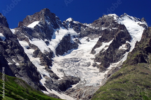 glacier du massif de la meije