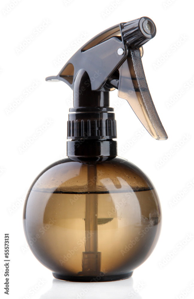 Hairdresser water sprayer container, isolated on white Hairdresser water sprayer container, isolated on white