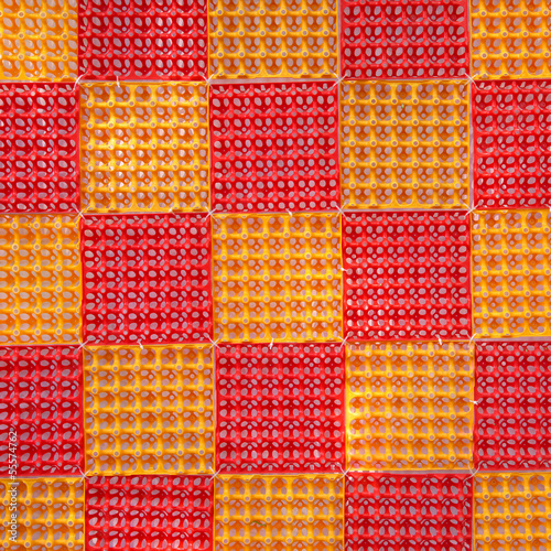 plastic mesh pattern