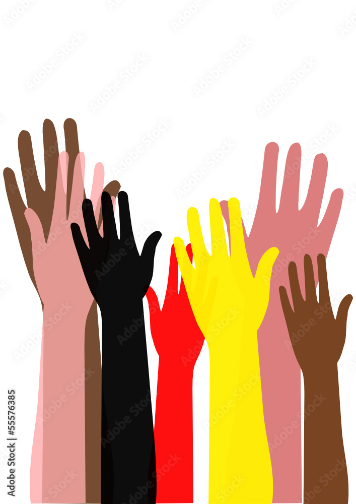 Hände multikulti Hände multikulti