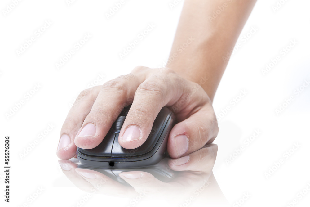 hand use mouse hand use mouse