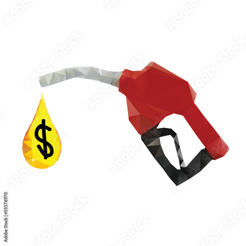 Gasoline nozzle vector illustration