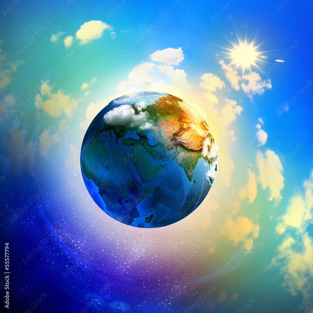 Naklejka premium Earth planet