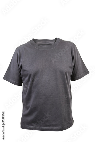Men's t-shirt isolated on white background.