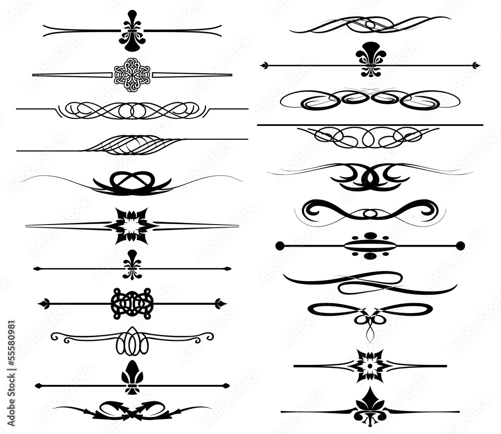 Border decoration set
