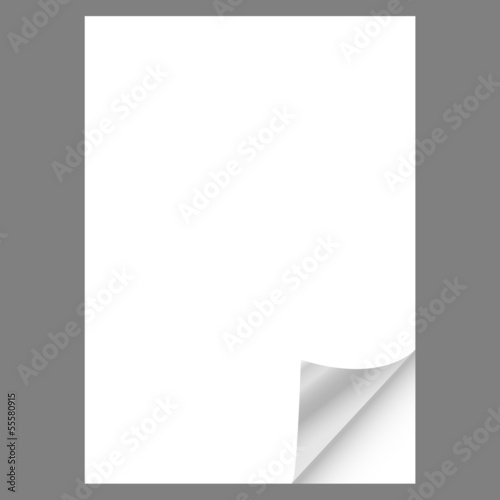 Leeres Blat DIN A4 Papier