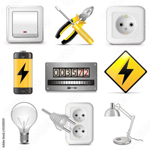 Vector Electrical Icons