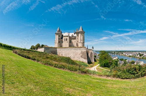 Obraz na płótnie Saumur, Pays-de-la-Loire, France w salonie