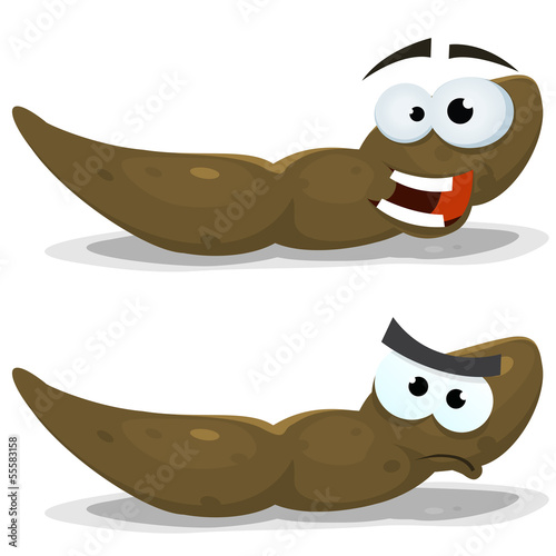 Cartoon Funny Dung Character