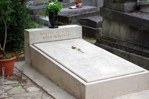 Tombe de Simone Signoret et Yves Montand