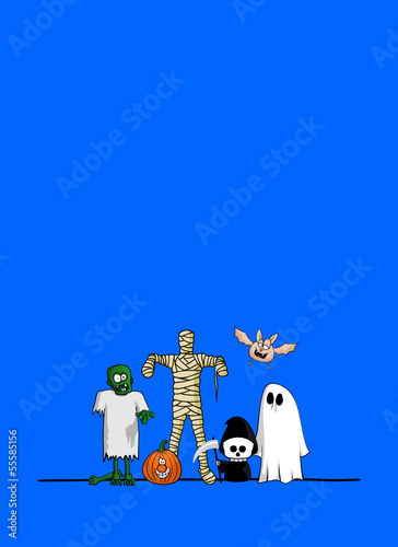 plakat halloween XIX