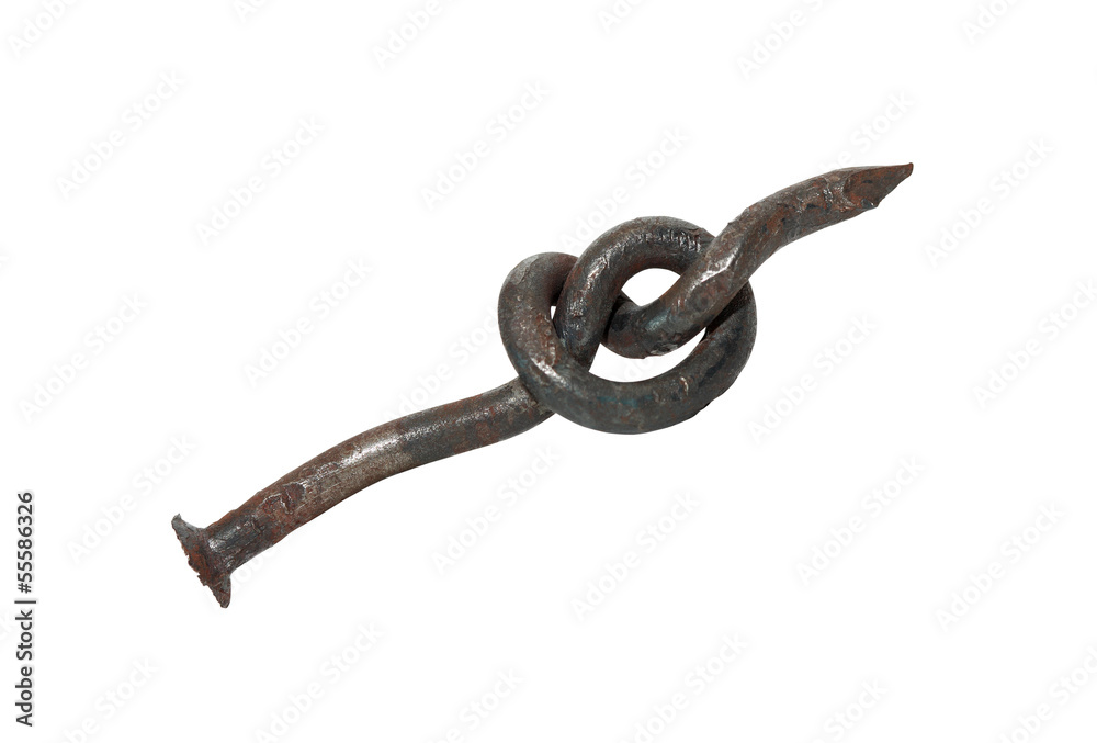 Obraz premium Knotted Nail