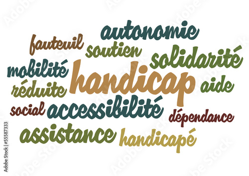 Nuage de mot : Handicap