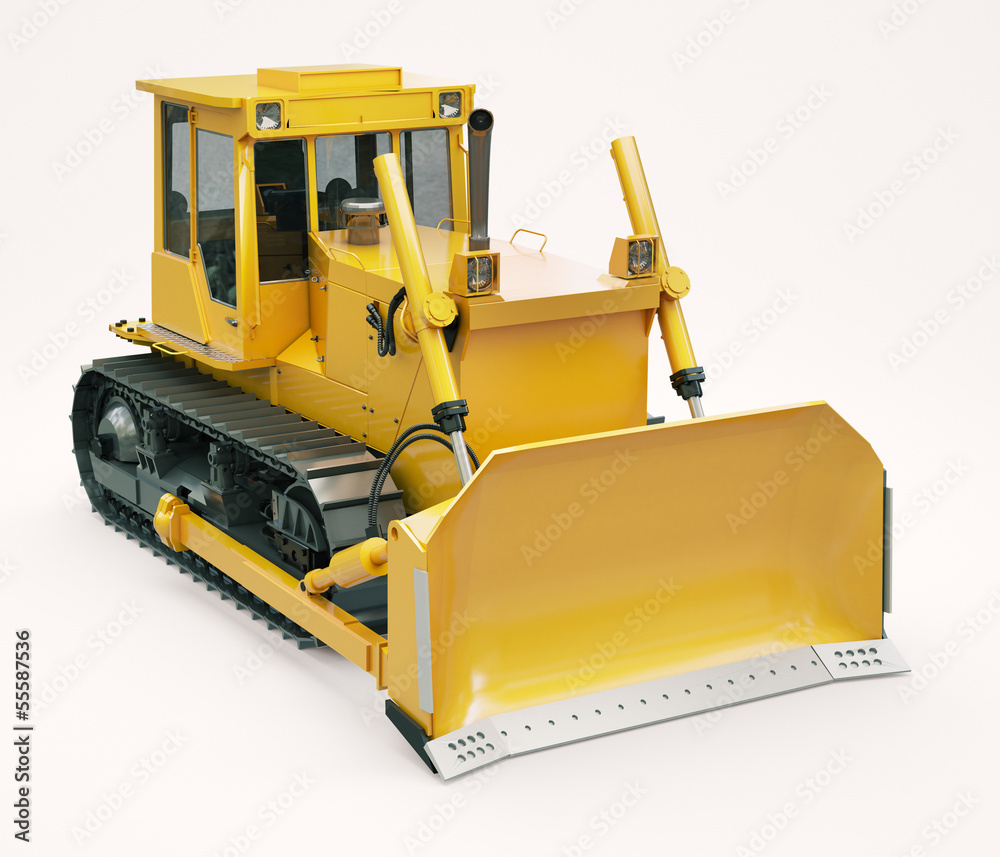 Fototapeta premium Heavy crawler bulldozer